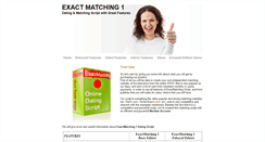 Desktop Screenshot of matching.exactproduct.com