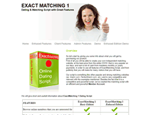 Tablet Screenshot of matching.exactproduct.com