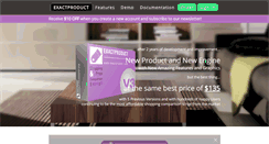 Desktop Screenshot of exactproduct.com